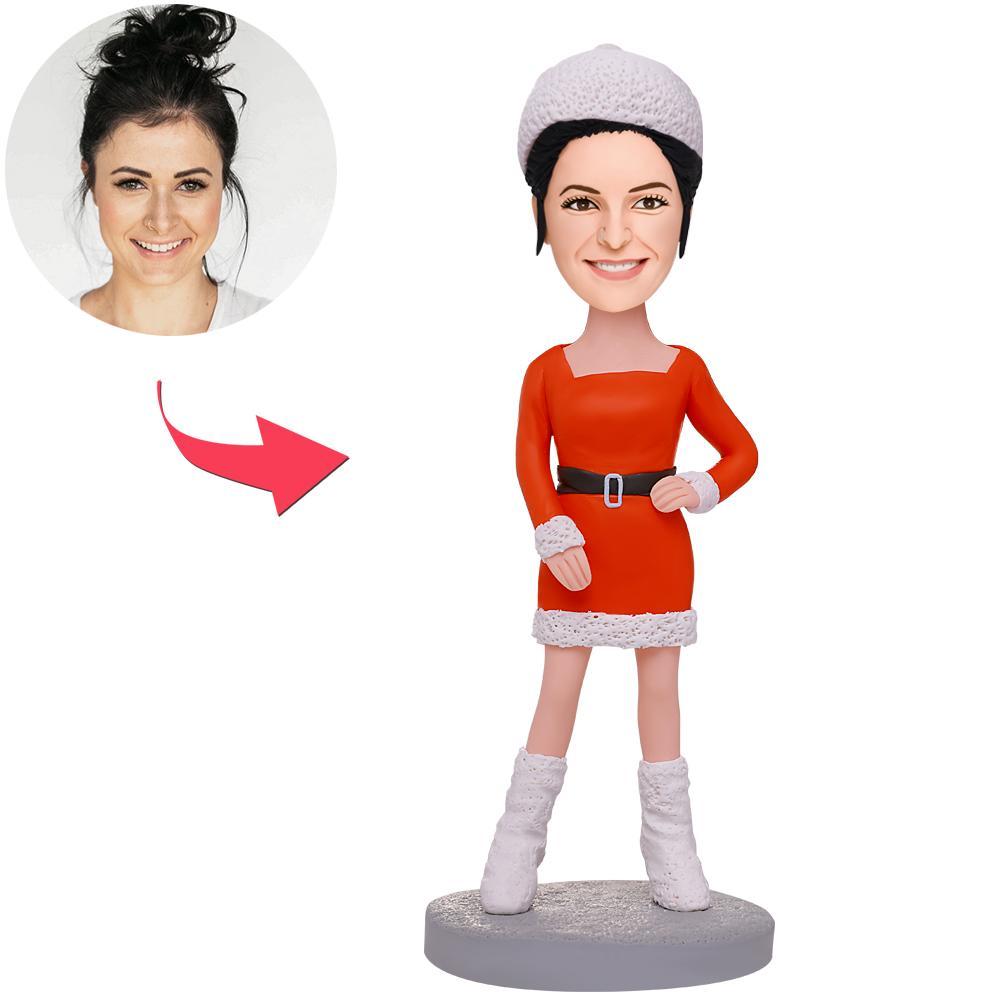 Happy Girl Bobblehead - Custom Child Gift Figurine Doll