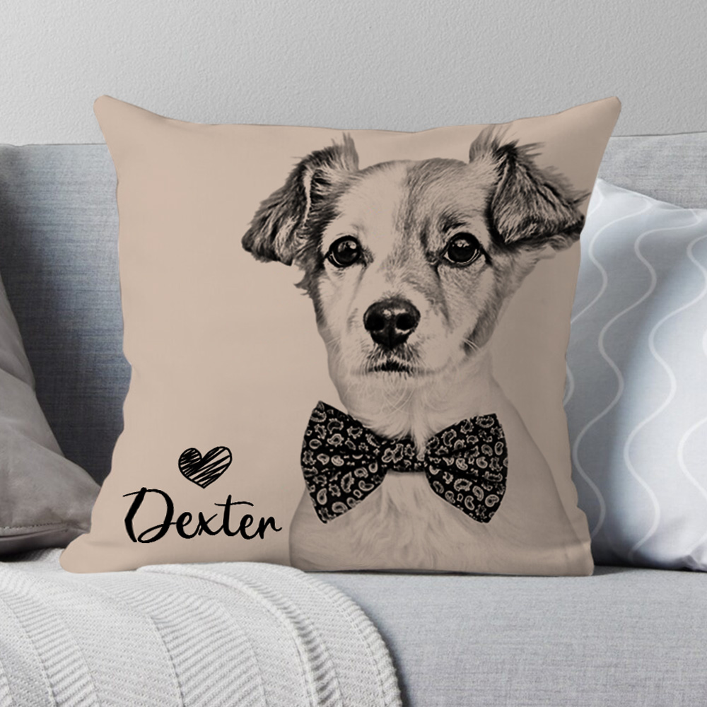 Custom Personalized Cat Dog Pillow , Personalized Dog Pillows Cases Cat