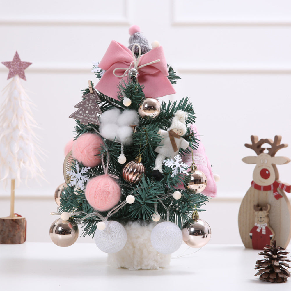Mini Christmas Ornaments With Lights Christmas Desktop Tree Home ...