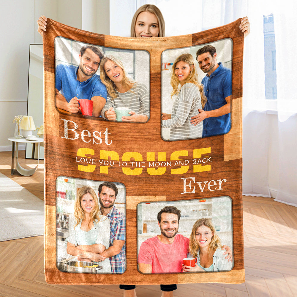 Custom Photo Blanket Photo Collage Blanket Best Friend Ever Blanket
