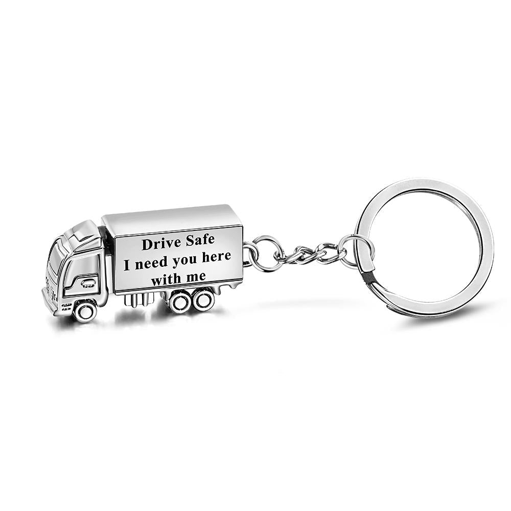 Customized Truck Keychain Drive Safe Keychain Custom Truck charm