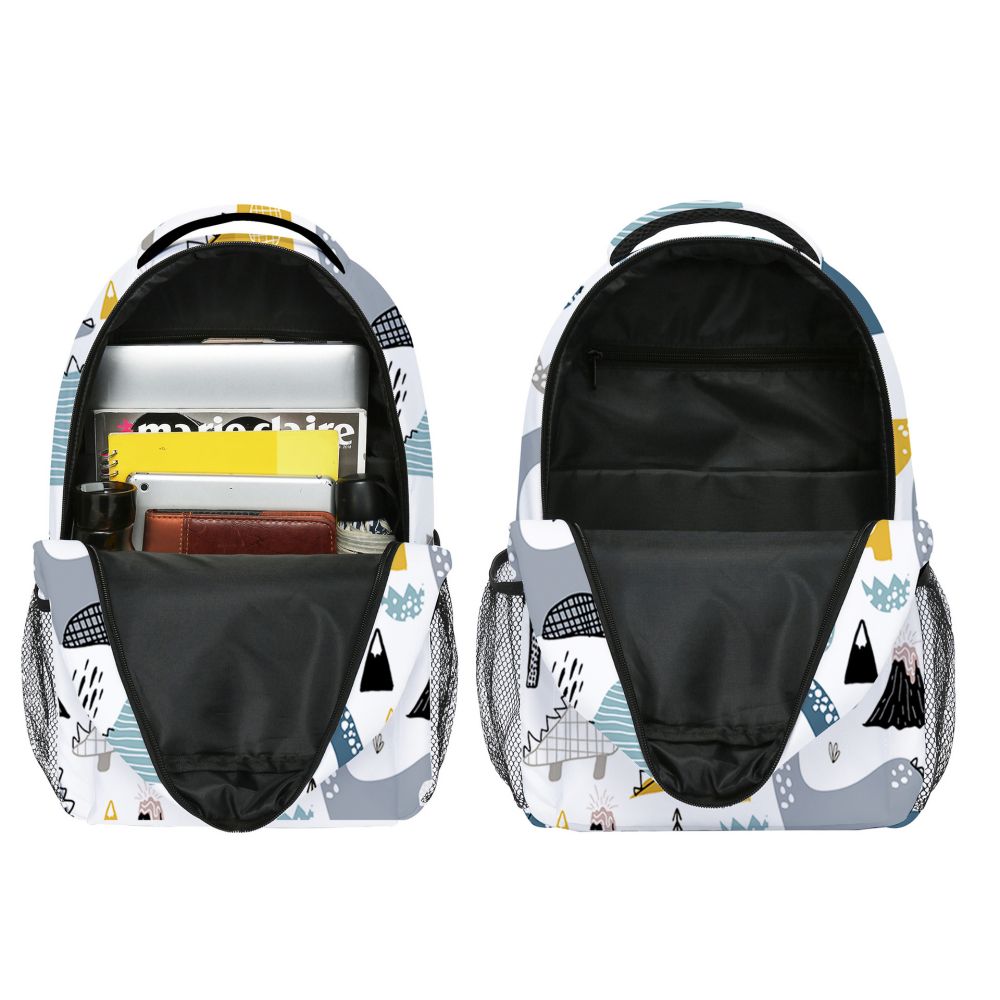 Kids Dinosaur Backpack For Kindergarten - Toddler School Bag With Chest Strap, Reflective Strips, Side Pockets - View #4